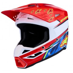 Мотокрос каска ALPINESTARS SM3 FALCON RED/WHT/BLU Мотокрос каска ALPINESTARS SM3 FALCON RED/WHT/BLU