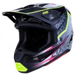Мотокрос каска ALPINESTARS SM7 BLASTER BLK/GRY/YLW Мотокрос каска ALPINESTARS SM7 BLASTER BLK/GRY/YLW