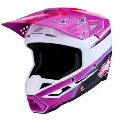 Мотокрос каска ALPINESTARS SM3 FALCON PUR/WHT/PNK Мотокрос каска ALPINESTARS SM3 FALCON PUR/WHT/PNK