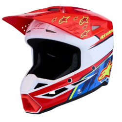 Детска мотокрос каска ALPINESTARS SM3 FALCON RED/WHT/BLU Детска мотокрос каска ALPINESTARS SM3 FALCON RED/WHT/BLU