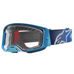 Мотокрос очила ALPINESTARS SUPERTECH DURA AIR FLUID BLUE FADE/SIL/CLR