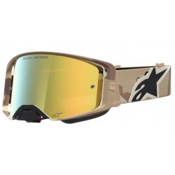 Мотокрос очила ALPINESTARS SUPERTECH LONE CAMO DESERT MIRROR-GLD