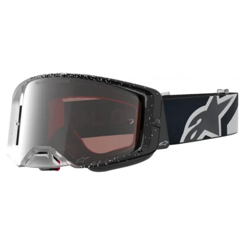 Мотокрос очила ALPINESTARS SUPERTECH HITEN WHT BLACK MIRROR-SILVER Мотокрос очила ALPINESTARS SUPERTECH HITEN WHT BLACK MIRROR-SILVER