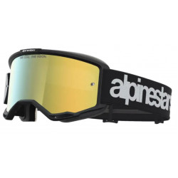 Мотокрос очила ALPINESTARS VISION 5 HONE BLK WHITE MIR MIRROR-GOLD