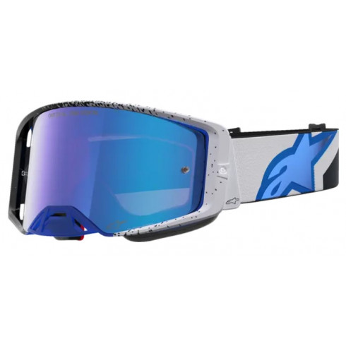 Мотокрос очила ALPINESTARS SUPERTECH HITEN BLK BLITHE BLU MIRROR-BLUE Мотокрос очила ALPINESTARS SUPERTECH HITEN BLK BLITHE BLU MIRROR-BLUE