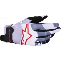 Детски мотокрос ръкавици ALPINESTARS RADAR GRY/LIL/BK