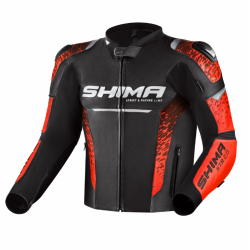 Кожено мото яке SHIMA STR 2.0 BRIGHT RED Кожено мото яке SHIMA STR 2.0 BRIGHT RED