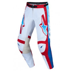 Мотокрос брич ALPINESTARS RACER HUNT WHT/RED/BLU Мотокрос брич ALPINESTARS RACER HUNT WHT/RED/BLU
