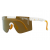 Слънчеви очила Pit Viper The Bel Air Original 2.0 Wide Sunglasses HDPV Polarized Gold Lens thumb