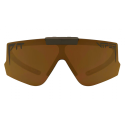 Слънчеви очила Pit Viper The Exec Flip-Offs 2.0 Wide Sunglasses Gold Lens