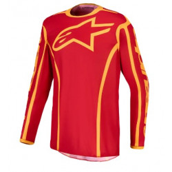 Мотокрос джърси ALPINESTARS FLUID APEX V2 RED/GLD