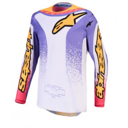 Мотокрос джърси ALPINESTARS FLUID DRAG LIL/BLU/GLD