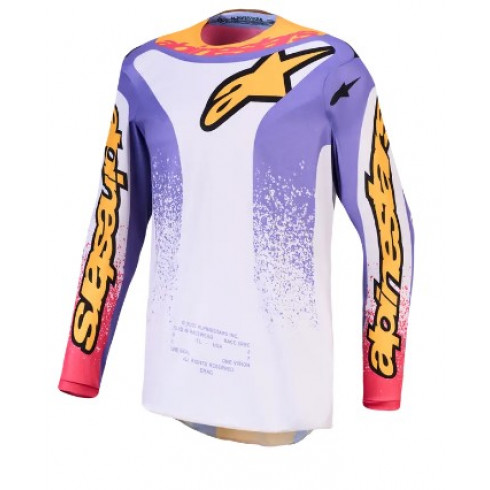 Мотокрос джърси ALPINESTARS FLUID DRAG LIL/BLU/GLD Мотокрос джърси ALPINESTARS FLUID DRAG LIL/BLU/GLD
