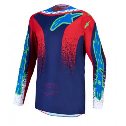 Мотокрос джърси ALPINESTARS FLUID DRAG BL/NV/RD/WH