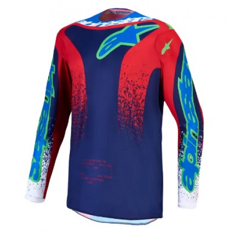 Мотокрос джърси ALPINESTARS FLUID DRAG BL/NV/RD/WH Мотокрос джърси ALPINESTARS FLUID DRAG BL/NV/RD/WH