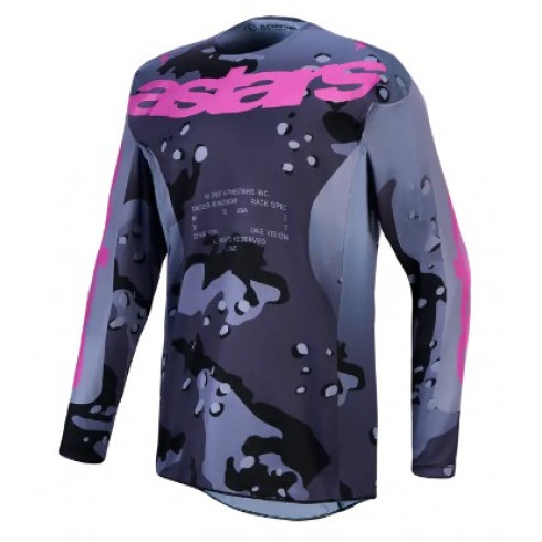 Мотокрос джърси ALPINESTARS RACER LONE GY/CAMO/PU Мотокрос джърси ALPINESTARS RACER LONE GY/CAMO/PU