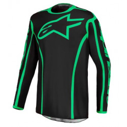 Мотокрос джърси ALPINESTARS FLUID APEX V2 BLACK/GREEN