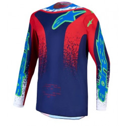 Детско мотокрос джърси Alpinestars FLUID DRAG BL/NV/RD/WH