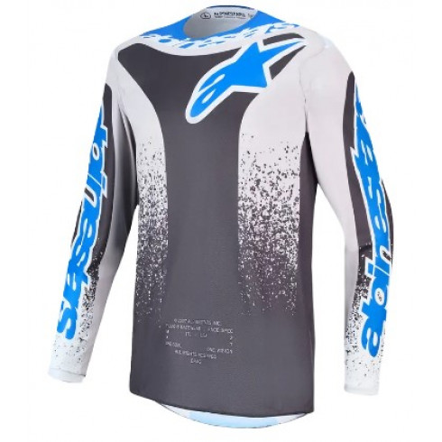 Детско мотокрос джърси Alpinestars FLUID DRAG GRY/LIL/BL Детско мотокрос джърси Alpinestars FLUID DRAG GRY/LIL/BL