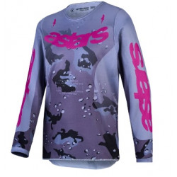 Детско мотокрос джърси Alpinestars FLUID LONE GY/CAMO/PU
