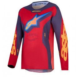 Детско мотокрос джърси Alpinestars FLUID HUNT RED/CORAl Детско мотокрос джърси Alpinestars FLUID HUNT RED/CORAl