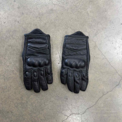 Дамски кожени ръкавици MOTO ID BLACK - ВЪРНАТА БРОЙКА
