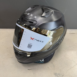 Каска NEXX X.R3R ZERO PRO 2 CARBON GOLD MATT - ВЪРНАТА БРОЙКА