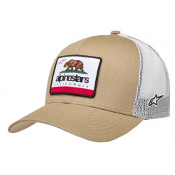 Шапка ALPINESTARS CRV BILL TRUCK CALI 2.0 KHAKI/WHITE
