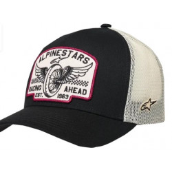 Шапка ALPINESTARS CRV BILL TRUCK HERITAGE PATCH BLACK/NATURAL
