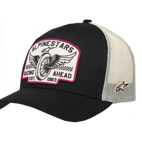 Шапка ALPINESTARS CRV BILL TRUCK HERITAGE PATCH BLACK/NATURAL Шапка ALPINESTARS CRV BILL TRUCK HERITAGE PATCH BLACK/NATURAL