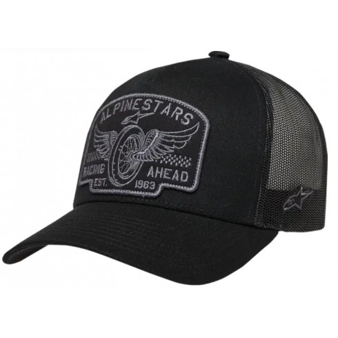 Шапка ALPINESTARS CRV BILL TRUCK HERITAGE PATCH BLACK/GRY Шапка ALPINESTARS CRV BILL TRUCK HERITAGE PATCH BLACK/GRY