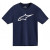 Мото тениска ALPINESTARS SS CSF AGELESS 2.0 NAVY/WHITE thumb