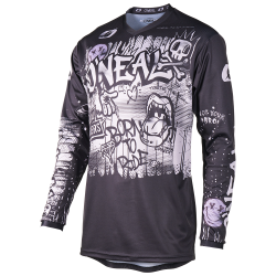 Детска мотокрос блуза O'NEAL ELEMENT RANCID BLACK/GRAY V.27