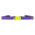 Мотокрос очила O'NEAL B-22 PAINT PURPLE/NEON YELLOW - GRAY thumb