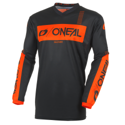 Мотокрос блуза O`NEAL ELEMENT RACEWEAR BLACK/ORANGE V.27