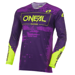 Мотокрос блуза O'NEAL MAYHEM PAINT PURPLE/NEON YELLOW V.27