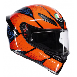 Каска за мотор AGV K1 S SPEEDARMOR BLACK/ORANGE/BLUE Каска за мотор AGV K1 S SPEEDARMOR BLACK/ORANGE/BLUE
