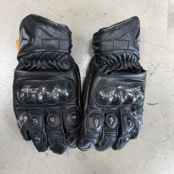 Кожени ръкавици SECA TRACKDAY SHORT BLACK  ВЪРНАТА БРОЙКА
