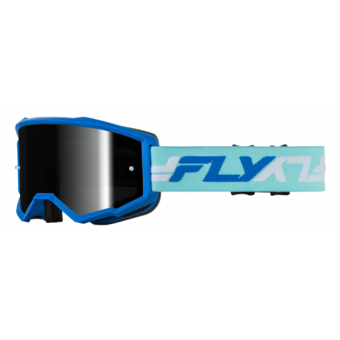 Мотокрос очила FLY RACING Zone Blue/White/Black - Mirror/Smoke Lens Мотокрос очила FLY RACING Zone Blue/White/Black - Mirror/Smoke Lens