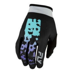 Детски мотокрос ръкавици FLY RACING Youth Lite Flake Gloves - Black/Grey/Multi