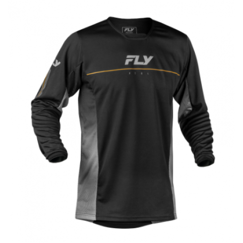 Мотокрос блуза FLY RACING Patrol Jersey - Black/Grey Мотокрос блуза FLY RACING Patrol Jersey - Black/Grey