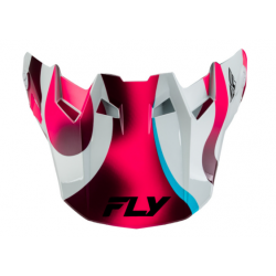 Козирка за каска FLY RACING Formula CC Vibe Peak - White/Pink/Blue