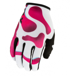 Мотокрос ръкавици FLY RACING Lite White/Pink/Blue
