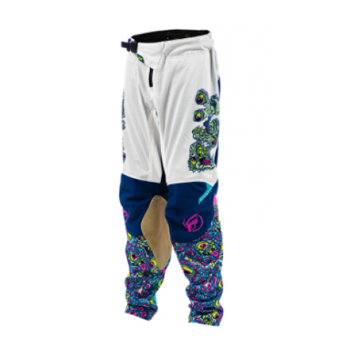 Детски мотокрос брич FLY RACING Kinetic Mesh Youth White / Blue / Multi Детски мотокрос брич FLY RACING Kinetic Mesh Youth White / Blue / Multi