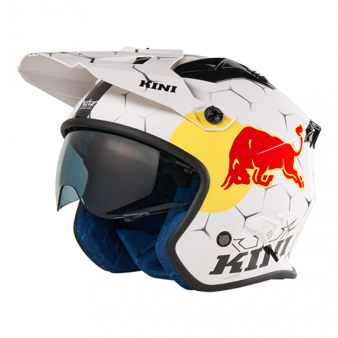 Каска за мотор KINI RED BULL XDR 1.0 WHITE Каска за мотор KINI RED BULL XDR 1.0 WHITE