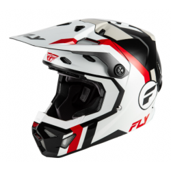 Детска мотокрос каска FLY RACING Formula CP Seal- White/Black/Red Детска мотокрос каска FLY RACING Formula CP Seal- White/Black/Red