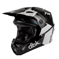 Детска мотокрос каска FLY RACING Formula CP DBK - Black/White/Grey