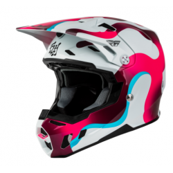 Мотокрос каска FLY RACING Formula CC Vibe - White/Pink/Blue Мотокрос каска FLY RACING Formula CC Vibe - White/Pink/Blue