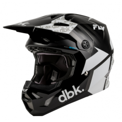 Мотокрос каска FLY RACING Formula CP DBK - Black/White/Grey