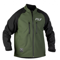 Суитшърт FLY RACING Patrol Softshell Jacket - Green/Black